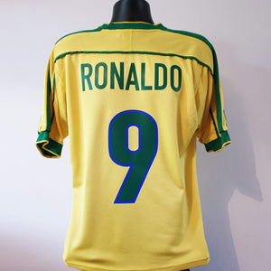 RONALDO 9 Brazil Shirt - XL - 1998/2000 - Nike World Cup 98