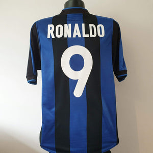 RONALDO 9 Inter Milan Shirt - Large - 2000/2001 - Jersey Nike Home