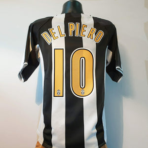 DEL PIERO 10 Juventus Shirt - 2004/2005 - Medium - Home Nike Jersey