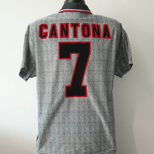 CANTONA 7 Manchester United Shirt - Medium - 1995/1996 -  Man U Jersey Umbro 95