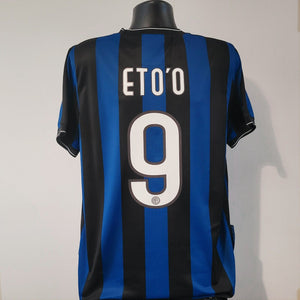 ETOO 9 Inter Milan Shirt - Large - 2009/2010 - Jersey Nike Home